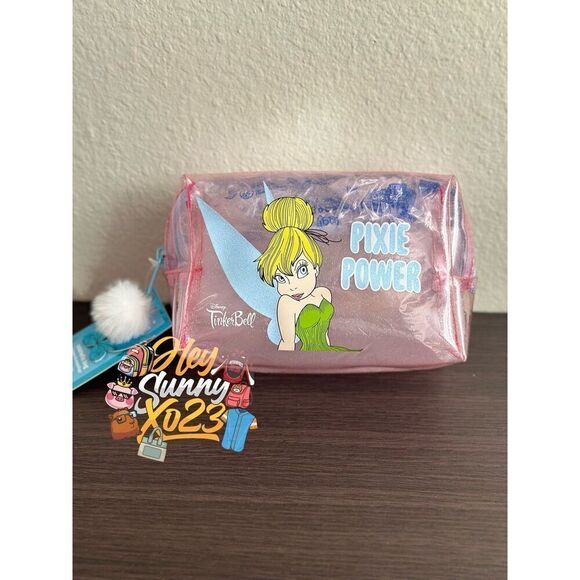 Disney Tinker Bell Pixie Power Cosmetic Bag - Picture 1 of 4